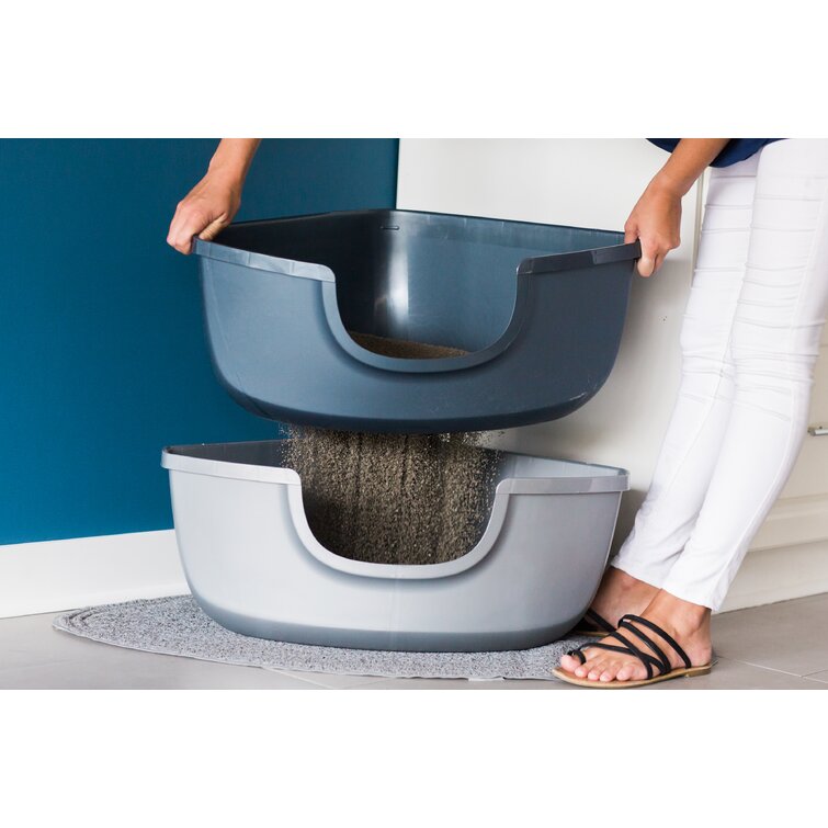 Corner sifting 2024 litter box